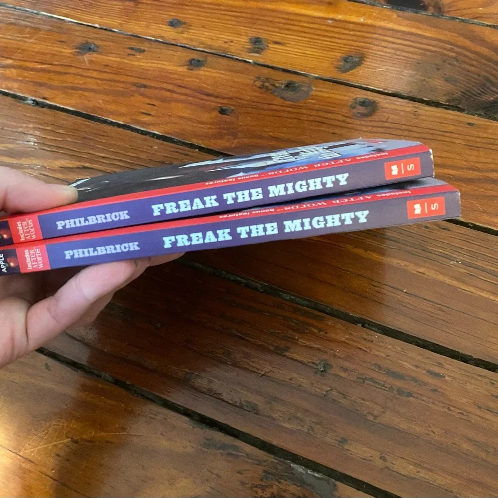 🧩 4/$20 FREAK THE MIGHTY by Rodman Philbrick paperback CLASSIC CHILDREN'S LIT